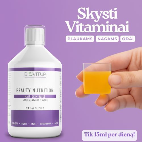 vitaminai plaukams