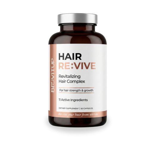 Vitaminai plaukams stiprinti augimui ir groziui Hair ReVive Biovitup