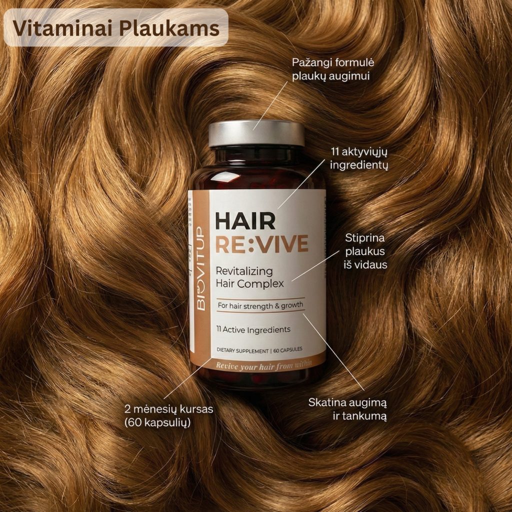 vitaminai plaukams nuo slinkimo