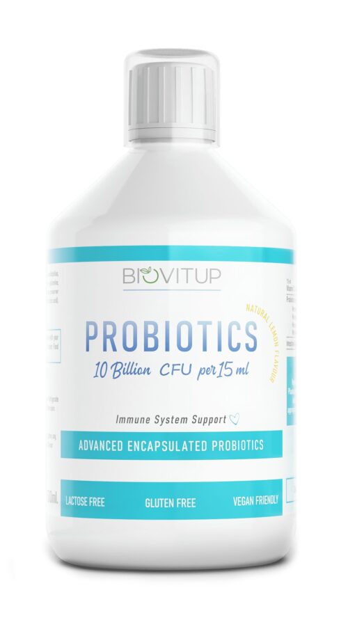 Probiotika 10 miljardi baktēriju šķidrā formā, 500 ml, Biovitup