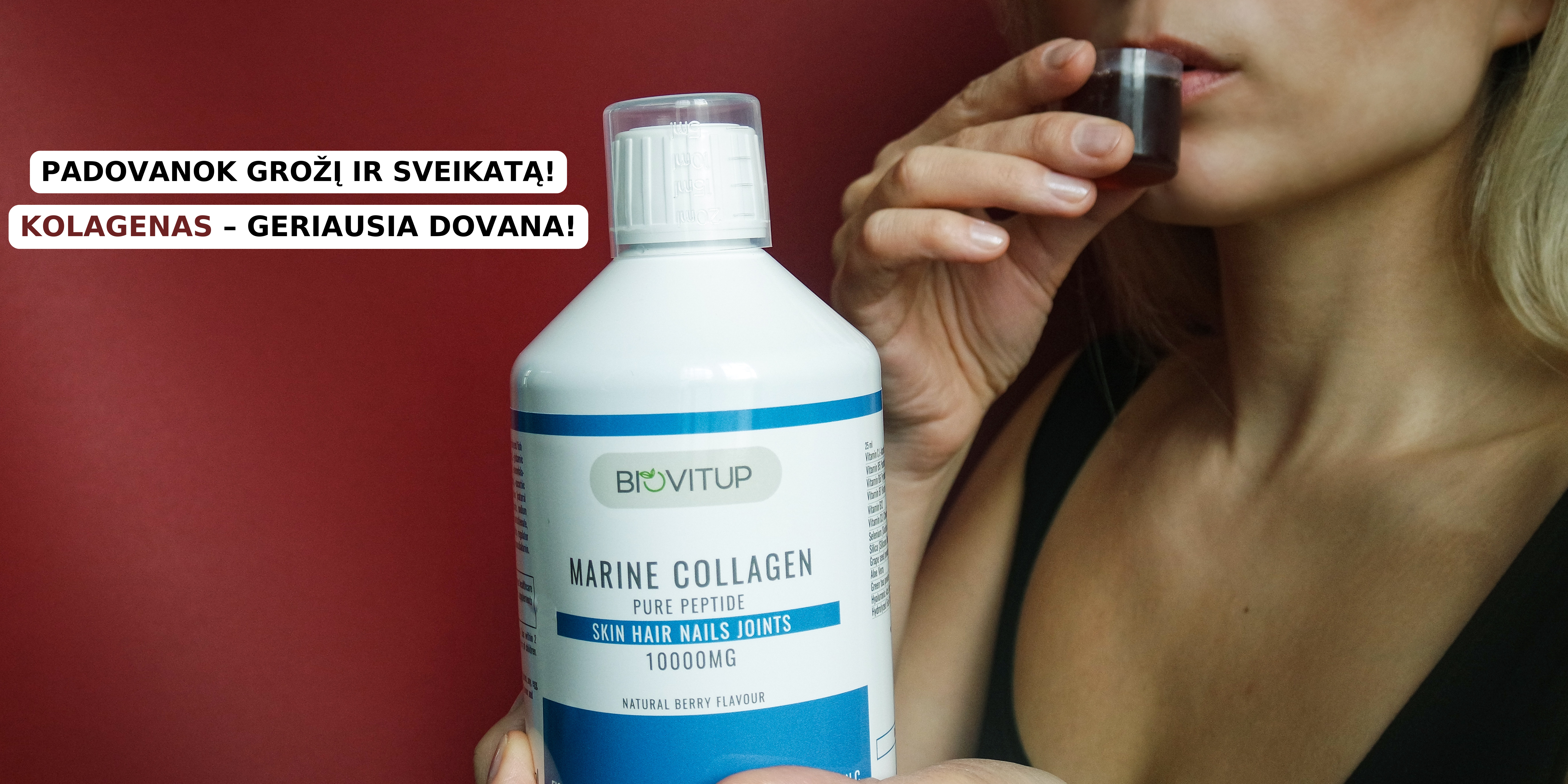 kolagenas geriamas biovitup dovana